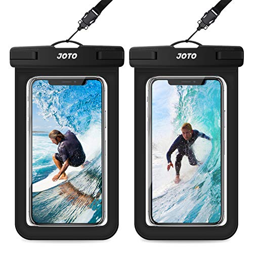 Product Cover JOTO Universal Waterproof Pouch, IPX8 Waterproof Cellphone Dry Bag Underwater Case for iPhone 11 Pro Max Xs Max XR X 8 7 6S+, Galaxy S10+ S9 S8+/Note 10 10+ 5G 9 8, Pixel 3a up to 6.8