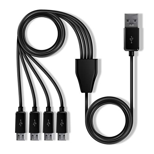 Product Cover My Arcade Multi-Cable - USB Splitter Cable for Micro Player Mini Arcade Cabinets - 1 USB A to 4 Micro USB - Connects up to 4 Micro Players