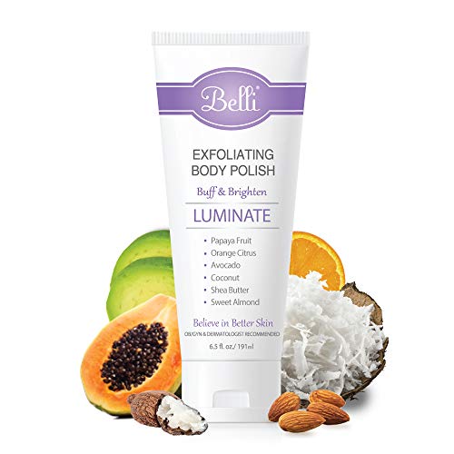 Product Cover Belli Exfoliating Body Polish Scrub - Gentle Exfoliating Shower Scrub to Brighten and Smooth Dull Dry Skin - Lightweight and Effective Formula, Fresh Scented