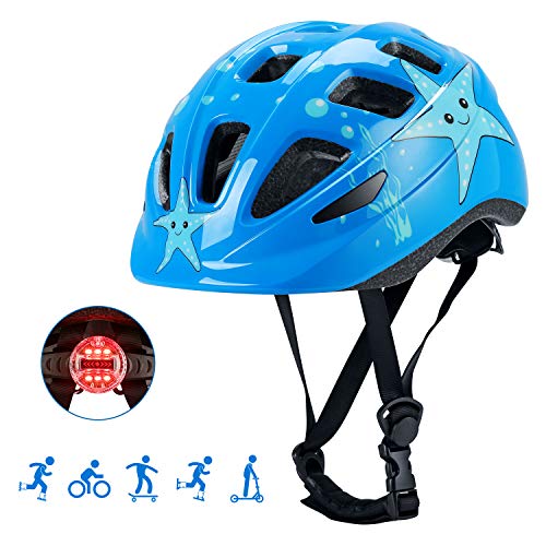 Product Cover Ledivo Kids Bike Helmet-Adjustable from Toddler to Youth Size Ultralight Kids Bicycle Helmet for Ages 3-12 Years Boys Girls,CPSC Certified for Safety and 17 Breathable Vents Comfort (Blue)