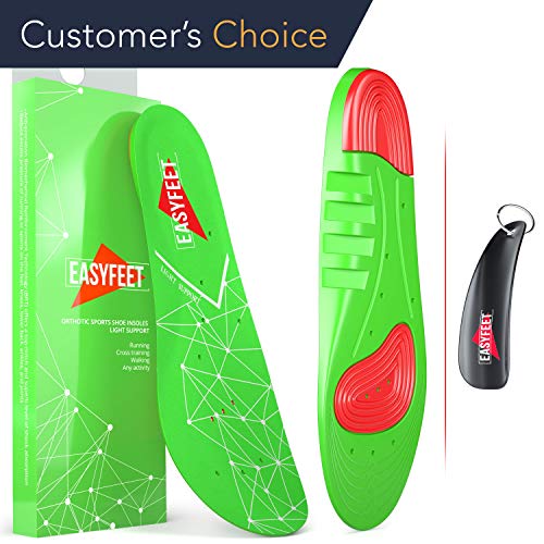 Product Cover Shoe Insoles Men & Women - Orthotic Shoe Inserts - Boot Insoles - Running Insoles Men - Pain Relief Insoles - Extra Cushioning Insoles - Foot Feet Support - Heel Cushion Inserts
