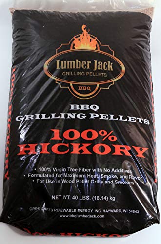Product Cover Lumber Jack100 Percent Hickory BBQ Grilling Pellets 40 LB Bag