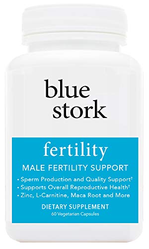 Product Cover Blue Stork Fertility: Male Fertility Support, for Sperm Production, Reproductive Health + More, 60 Vegetarian Capsules
