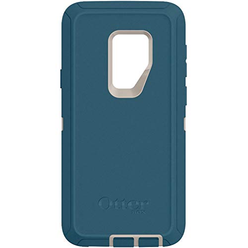 Product Cover Rugged Protection OtterBox Defender Series Case for Samsung Galaxy S9+ Plus, Case Only - Bulk Packaging - Big SUR (Pale Beige/Corsair)