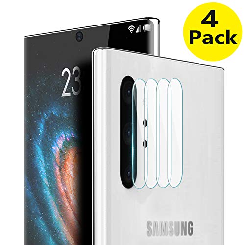 Product Cover Donse Compatible Samsung Galaxy Note 10/Note 10 Plus/Note 10 Pro 5G 9HD Screen protector Camera Lens, [4 Pack] Ultra Thin Transparent Clear Camera Tempered High Definition Camera Lens Protector (4PCS)