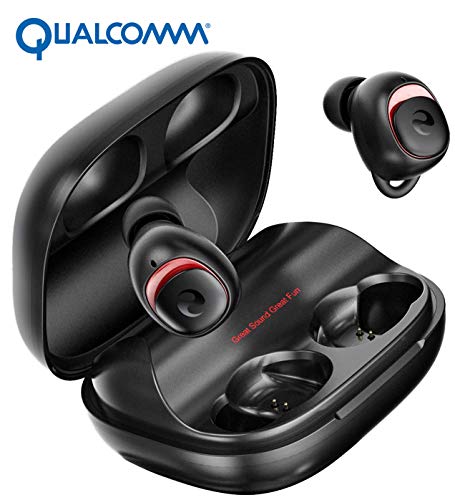 Product Cover Bluetooth Earbuds Wireless Earbuds Bluetooth Earphones Wireless Headphones, OFUSHO Bluetooth 5.0 Deep Bass 152H Playtime IPX7 Waterproof TWS Stereo in-Ear Headphones with Charging Case, CVC8.0 Apt-X