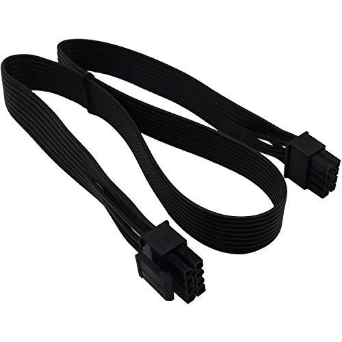 Product Cover COMeap CPU 8 Pin Male to CPU 8 Pin (4+4 Detachable) Male EPS-12V Motherboard Power Adapter Cable for Corsair Modular Power Supply 25-inch(63cm)