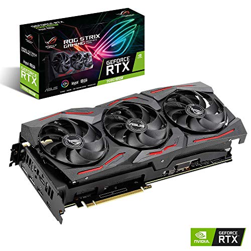 Product Cover ASUS ROG Strix GeForce RTX 2080 Super Advanced Overclocked 8G GDDR6 HDMI DP 1.4 USB Type-C Gaming Graphics Card (ROG-STRIX-RTX-2080S-A8G)