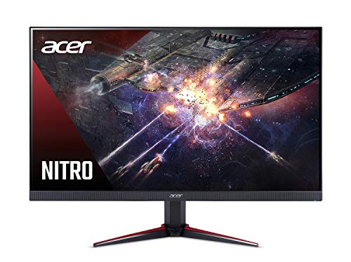 Product Cover Acer Nitro VG240Y Pbiip 23.8 Inches Full HD (1920 x 1080) IPS Gaming Monitor with AMD Radeon FREESYNC Technology, Zero Frame, 144Hz, 1ms VRB, (2 x HDMI 2.0 Ports & 1 x Display Port)