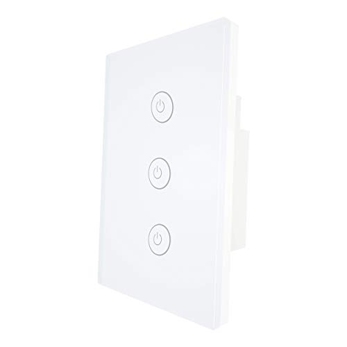 Product Cover MOES 3-Way WiFi Smart Multi-Control Switch for Light,Compatible with Alexa and Google Home,No Hub Required,Smart Life APP Provides Remote Control 3(Gang)