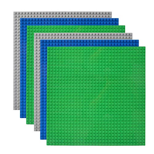 Product Cover Lekebaby Classic Baseplates Building Base Plates for Building Bricks 100% Compatible with Major Brands-Baseplates 10