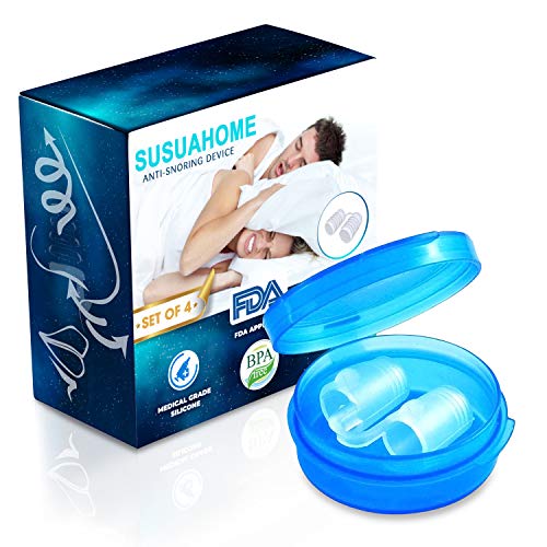 Product Cover Professional Nose Vents to Ease Breathing for Men and Women - Anti Snoring Devices Effective - Improve Sleep - No More Snoring - 4 Universal Size - Reusable