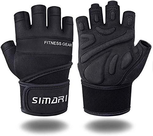 Product Cover SIMARI Workout Gloves for Women Men,Training Gloves with Wrist Support for Fitness Exercise Weight Lifting Gym Lifts,Made of Microfiber SG-907
