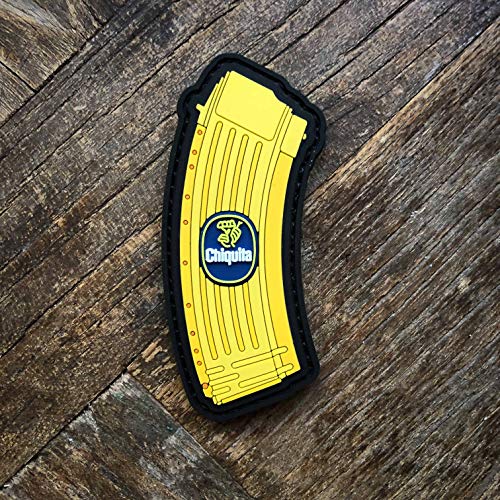 Product Cover NEO Tactical Gear Chiquita Banana Clip PVC Rubber Morale Patch - Hook Backed with Loop Attachment Piece That Can Be Sewn On