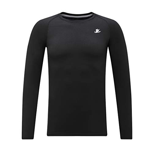 Product Cover Devoropa Youth Boys Compression Thermal Shirt Long Sleeve Fleece Baselayer Soccer Baseball Undershirt