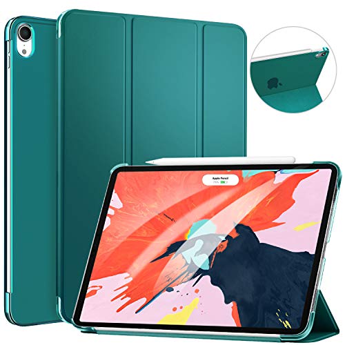 Product Cover Ztotop for 2018 iPad Pro 11 Inch - Lightweight Translucent Back Cover Support iPad Pencil Charging for iPad 11 2018, Dark Green