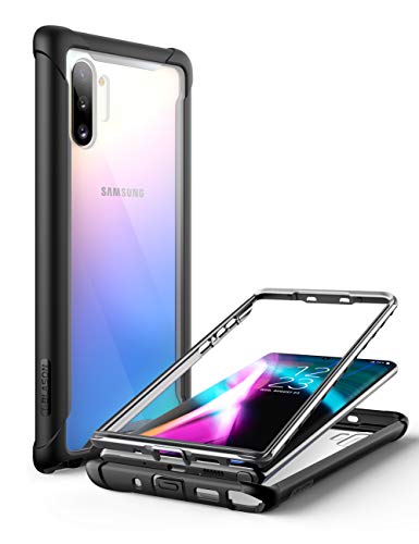 Product Cover i-Blason Ares Series Case Designed for Galaxy Note 10 (2019 Release), Rugged Clear Bumper Case Without Built-in Screen Protector (Black)