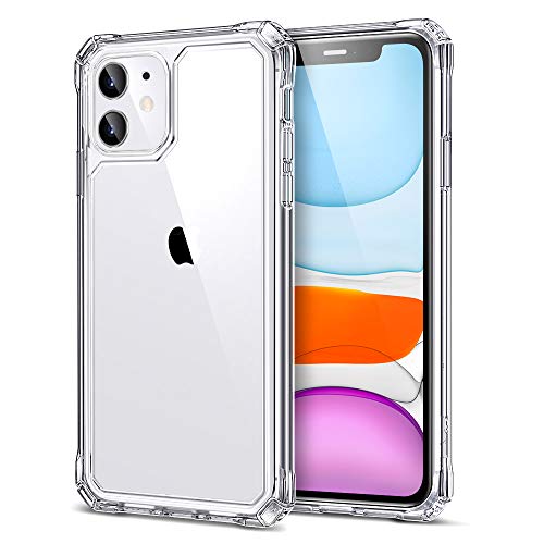 Product Cover ESR Air Armor Designed for iPhone 11 Case [Shock-Absorbing] [Scratch-Resistant] [Military Grade Protection] Hard PC + Flexible TPU Frame, for The iPhone 11, Clear