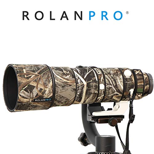 Product Cover ROLANPRO Nylon Waterproof Lens Camouflage Rain Cover for Sony FE 200-600mm F5.6-6.3 G OSS Lens Protective Case Guns Clothing