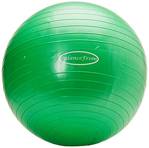 Product Cover BalanceFrom Anti-Burst and Slip Resistant Exercise Ball Yoga Ball Fitness Ball Birthing Ball with Quick Pump, 2,000-Pound Capacity