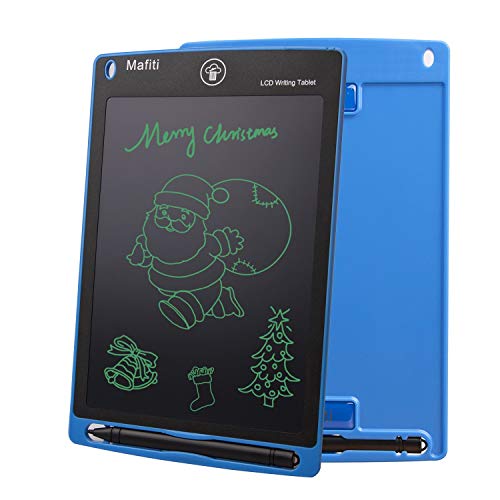 Product Cover mafiti 8.5 Inch LCD Writing Tablet Scribbling Pad + Stylus Smart Paper for Drawing eWriter Ages 3+ (Blue)