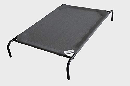 Product Cover Coolaroo The Original Elevated Pet Bed, Large Gunmetal