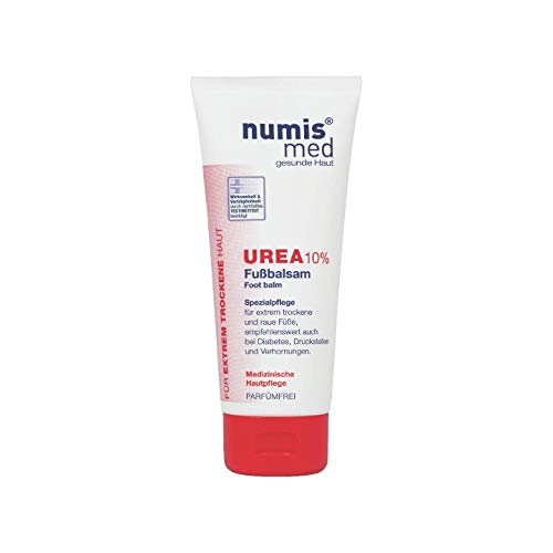 Product Cover Urea 10% Foot Balm Vegan Cruelty Free Paraben Free Imported from Germany Repairs, Hydrates And Protects Extremely Dry Sensitive Skin Numis Med 100 ml