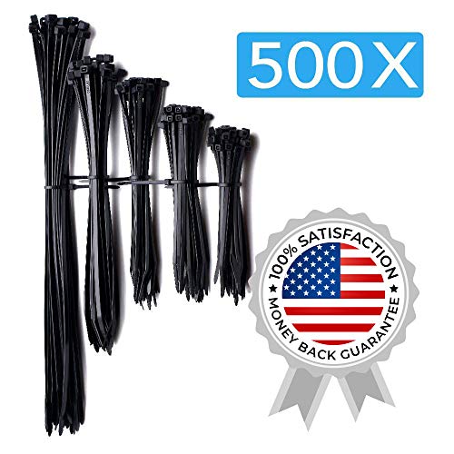Product Cover 500 Value Pack of Heavy Duty Zip Ties 4