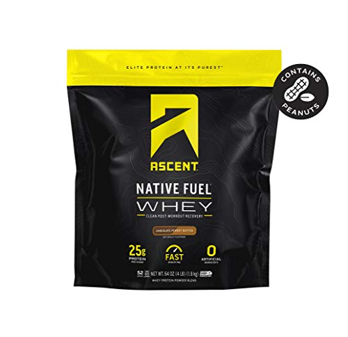 Product Cover Ascent Native Fuel Whey Protein Powder - Chocolate Peanut Butter - 4 lbs