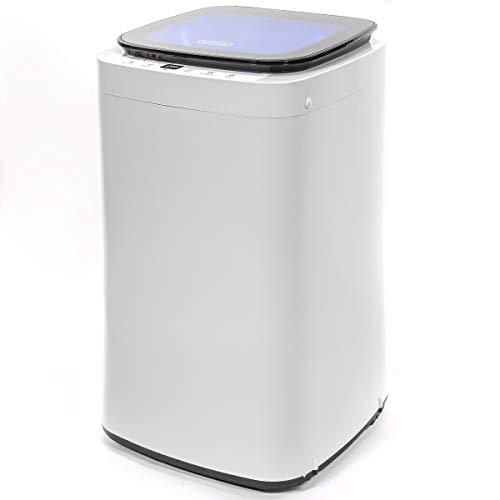 Product Cover Barton Full-Automatic Washing Machine Compact 7.7lbs Laundry Washer Spin with Drain Pump 9 Programs Selections w/LED Display