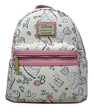 Product Cover Loungefly Disney Beauty and the Beast Belle All Over Print Mini Backpack - WDBK0691