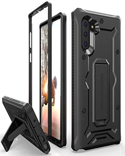 Product Cover ArmadilloTek Vanguard Designed for Samsung Galaxy Note 10 / Note 10 5G Case (2019 Release) Military Grade Full-Body Rugged with Kickstand Without Built-in Screen Protector - Black