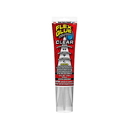 Product Cover Flex Glue Clear 4 oz - Super Strong Transparent Waterproof Adhesive