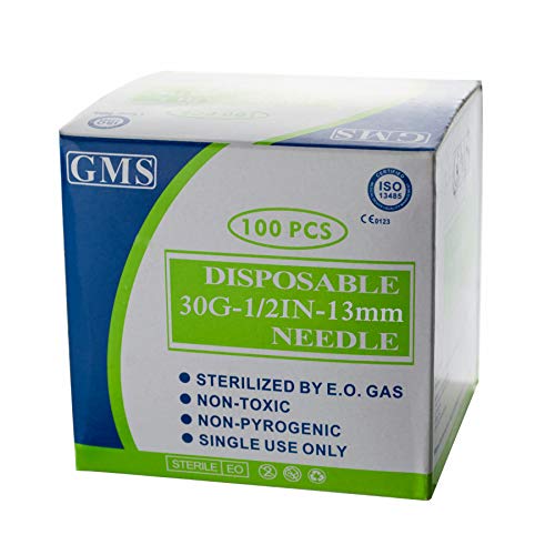 Product Cover Disposable Sterile 100Pack (30G-0.5IN/13mm)