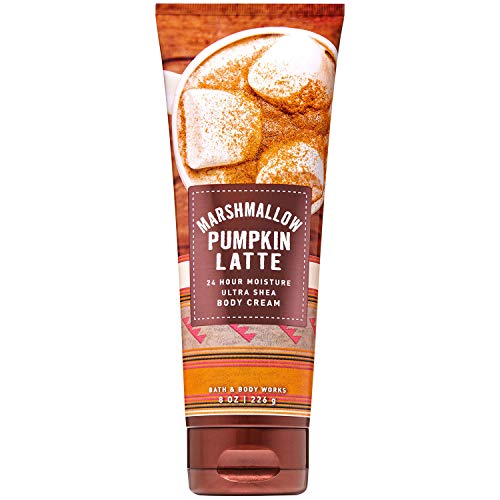 Product Cover Bath and Body Works MARSHMALLOW PUMPKIN LATTE Ultra Shea Body Cream 8 Ounce (2019 Edition)