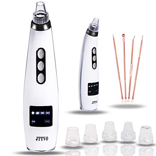 Product Cover JTTVO Blackhead Remover Vacuum Pore Cleaner Blackhead Suction Remover for Nose and Face with 4 Blackhead Extractor Removal Tool