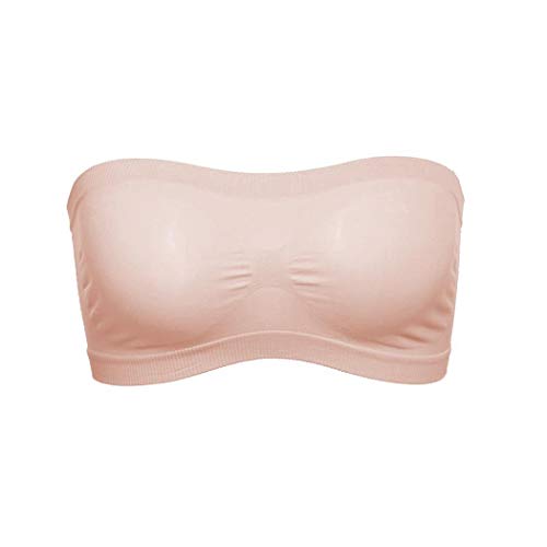 Product Cover Wanbigo Women Seamless Tube Top Breathable Strapless Bandeau Bra Underwear Bras