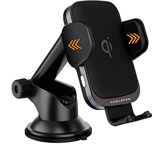 Product Cover Updated Version Wireless Car Charger, 10W Qi Fast Charging Auto-Clamping Car Mount, Dashboard Air Vent Phone Holder for iPhone 11/11 Pro/11 Pro MAX/Xs MAX/XS/XR/X/8/8+, Samsung Galaxy Note10