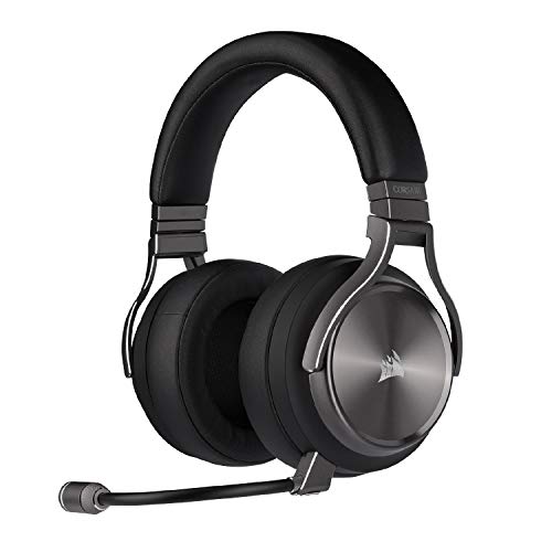 Product Cover Corsair Virtuoso RGB Wireless Se Gaming Headset - High-Fidelity 7.1 Surround Sound W/Broadcast Quality Microphone - Memory Foam Earcups - 20 Hour Battery Life - Gunmetal