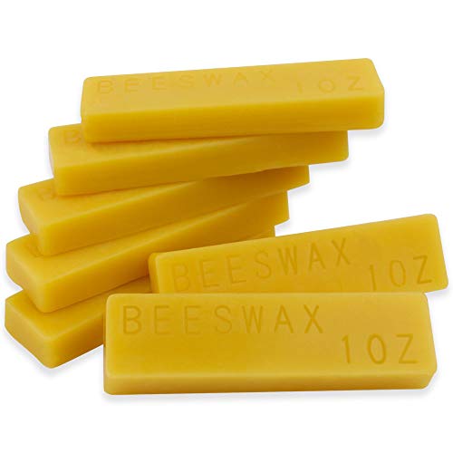 Product Cover EricX Light Beeswax Bars 7oz,1oz for Each Beeswax Bars,Pack of 7 Beeswax Bars Cosmetic Grade