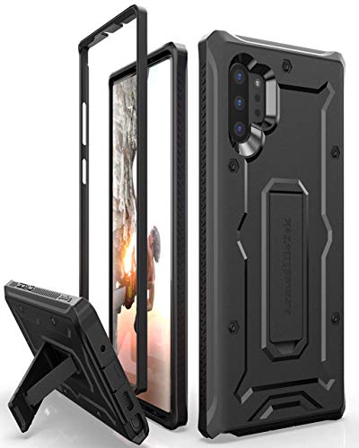 Product Cover ArmadilloTek Vanguard Designed for Samsung Galaxy Note 10+Plus/Note 10 Plus 5G Case (2019 Release) Military Grade Full-Body Rugged with Kickstand Without Built-in Screen Protector - Black