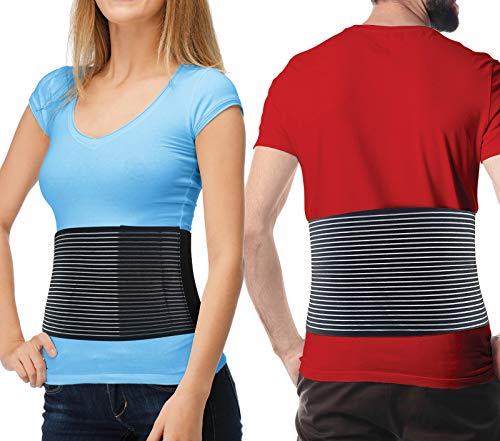 Product Cover Hernia Belt for Men and Women - Abdominal Binder for Umbilical Hernias & Navel Belly Button Hernias with Compression Pad for Hernia Support and Stomach Hernia Brace Pain Relief
