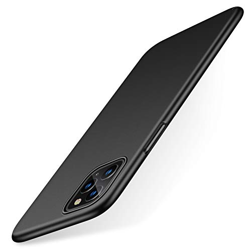 Product Cover TORRAS Slim Fit iPhone 11 Pro Max Case, Ultra Thin Hard Plastic Full Protective Cover with Matte Finish Grip Ultra-Mince Phone Case for iPhone 11 Pro Max 2019, Space Black