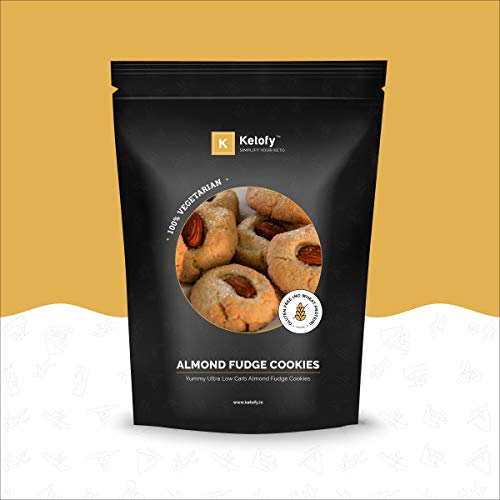 Product Cover Ketofy - Almond Fudge Keto Cookies (200g) | Ultra Low Carb Almond Fudge Keto Cookies