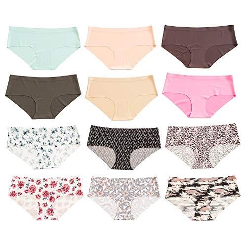 Product Cover Alyce Intimates Women's Laser Cut Bikini, 12 Pack of Prints and Solids