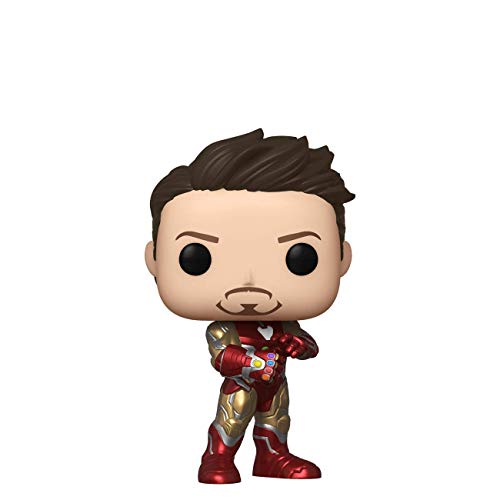 Product Cover Funko Pop! Marvel: Avengers Endgame - Tony Stark (Iron Man 3) with Gauntlet, Fall Convention Exclusive