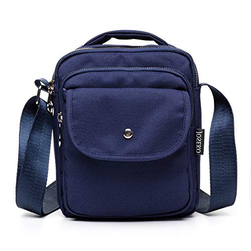 Product Cover JOSEKO Travel Handbags for Women, Mini Nylon Crossbody Travel Messenger Organizer Purse Lightweight Pocket Bag