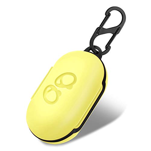 Product Cover LiZHi for Galaxy Buds Case, Shock Drop Proof Soft Protective Silicone Cover Premium Thickness for Samsung Galaxy Earbuds, Yellow (Multiple Color Options)