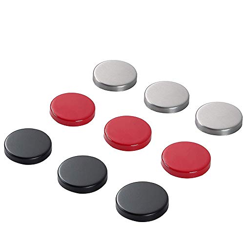 Product Cover R&G Office Magnets for Whiteboard, Dry Erase Board, Refrigerator with Assorted Colors 9 Pack