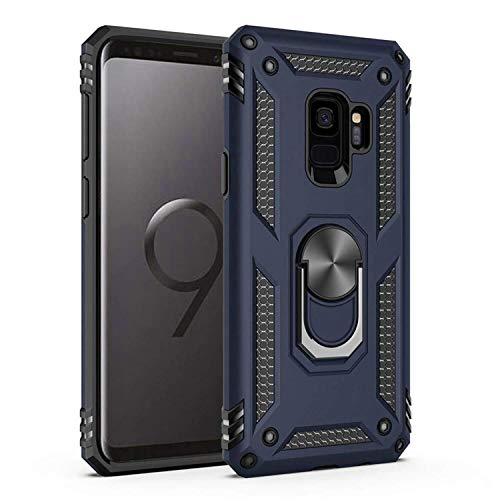 Product Cover Amuoc Samsung Galaxy S9 Plus Case [Military Grade ] 15ft. Drop Tested Protective Case | Kickstand | Compatible with Samsung Galaxy S9 Plus-Royal Blue